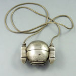 Silver lingam box pendant