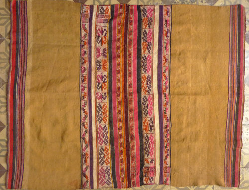 Old aguayo textile, Bolivia