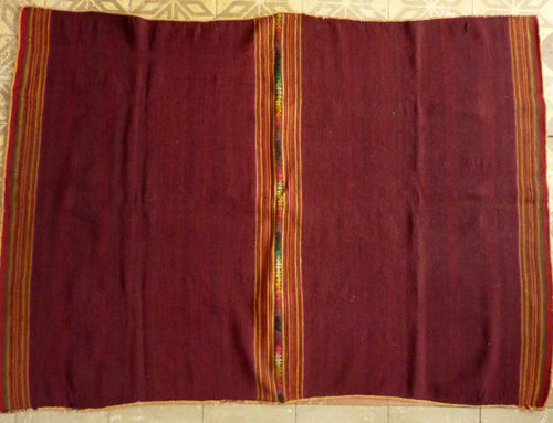 Old aguayo textile, Bolivia