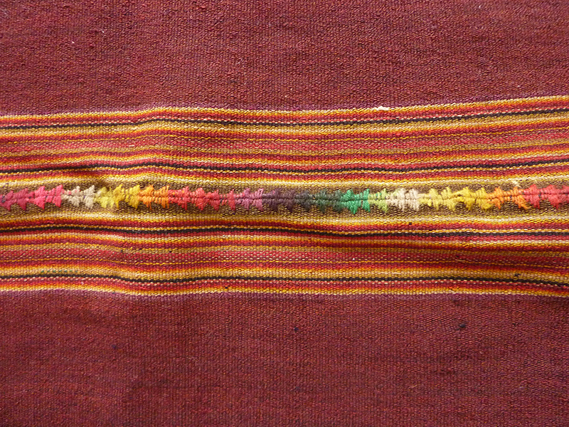 Old aguayo textile, Bolivia - ethnicadornment