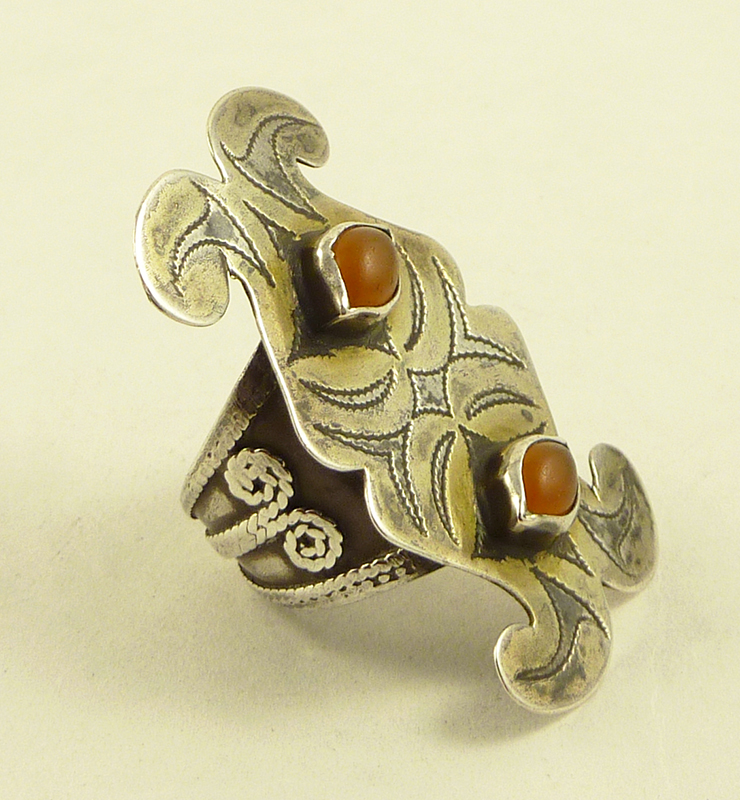 Hotsell Turkmen women's silver ring