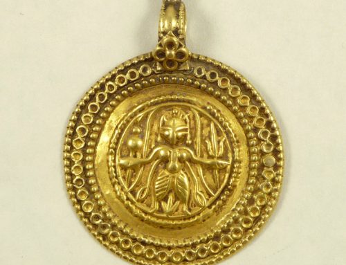 Gold patri amulet, Rajasthan, India