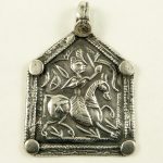 Indian hero amulet