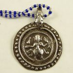 Indian silver amulet