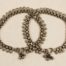 Indian silver anklets