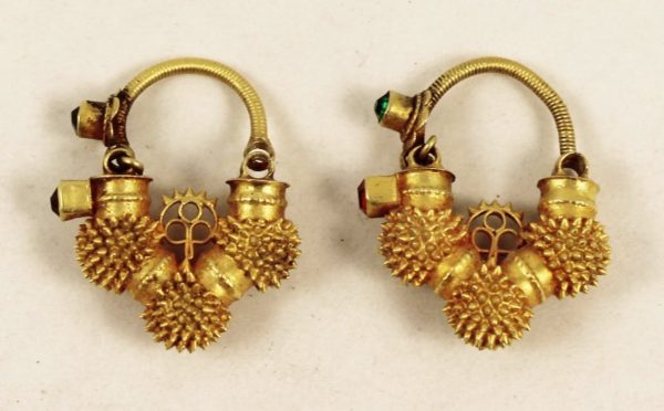 Rajasthan gold earrings