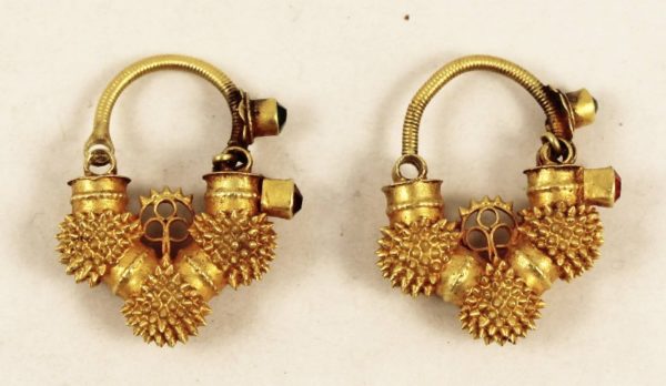 Rajasthan gold earrings