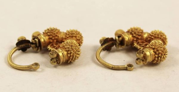 Rajasthan gold earrings