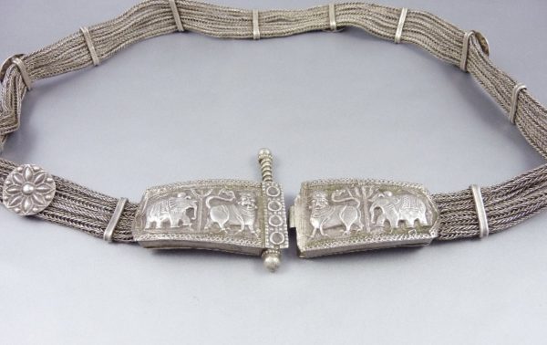 Indian silver belt