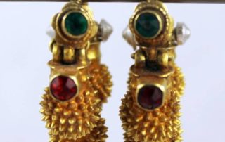 Rajasthan gold earrings