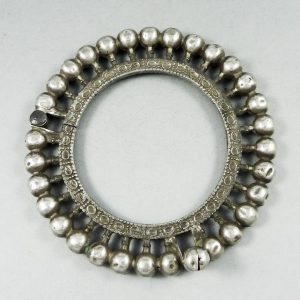 Silver indian bracelet