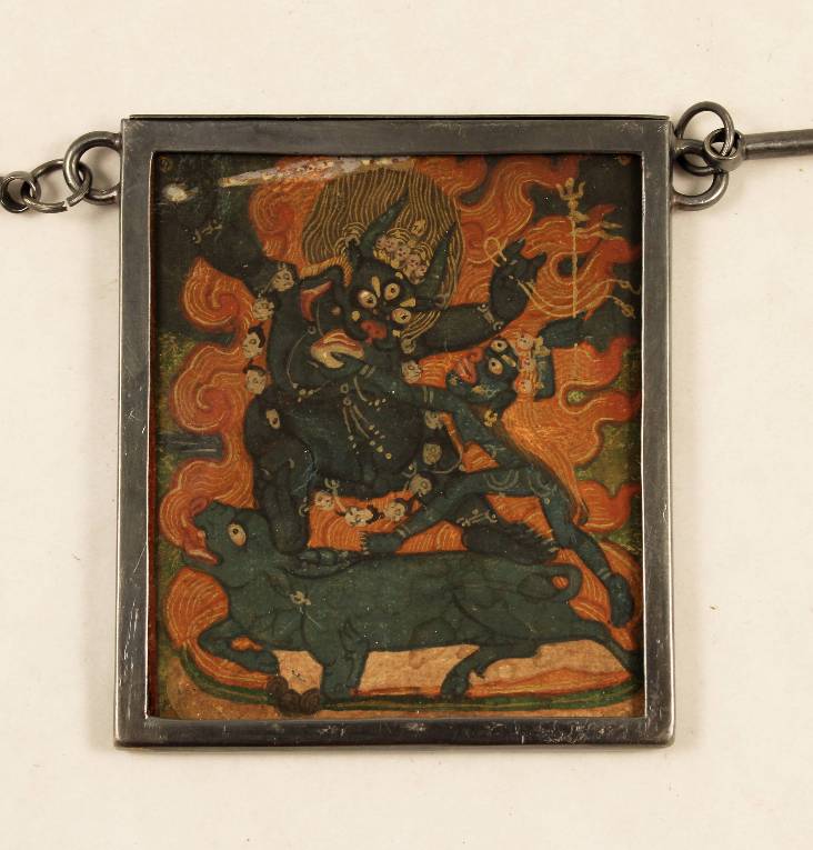 small mongolian thangka