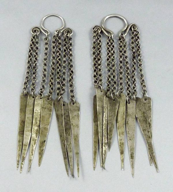 silver hill tribe earrings