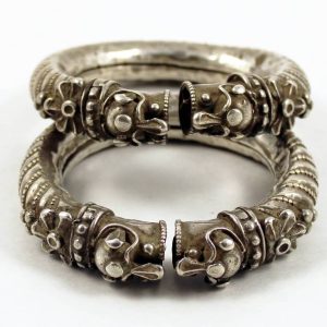 Indian silver bracelets