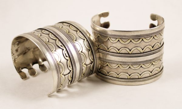 Turkoman silver bracelets