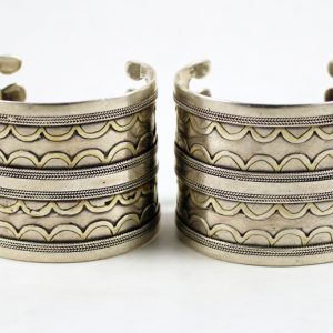 Turkoman silver bracelets