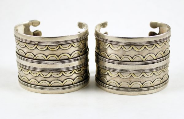 Turkoman silver bracelets