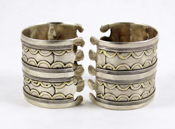 Turkoman silver bracelets