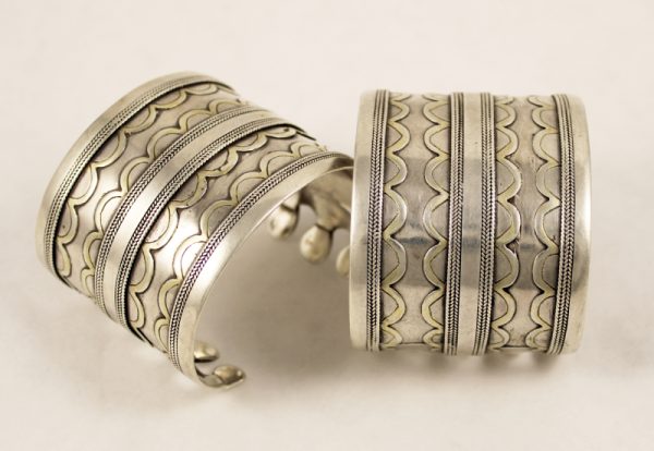 Turkoman silver bracelets