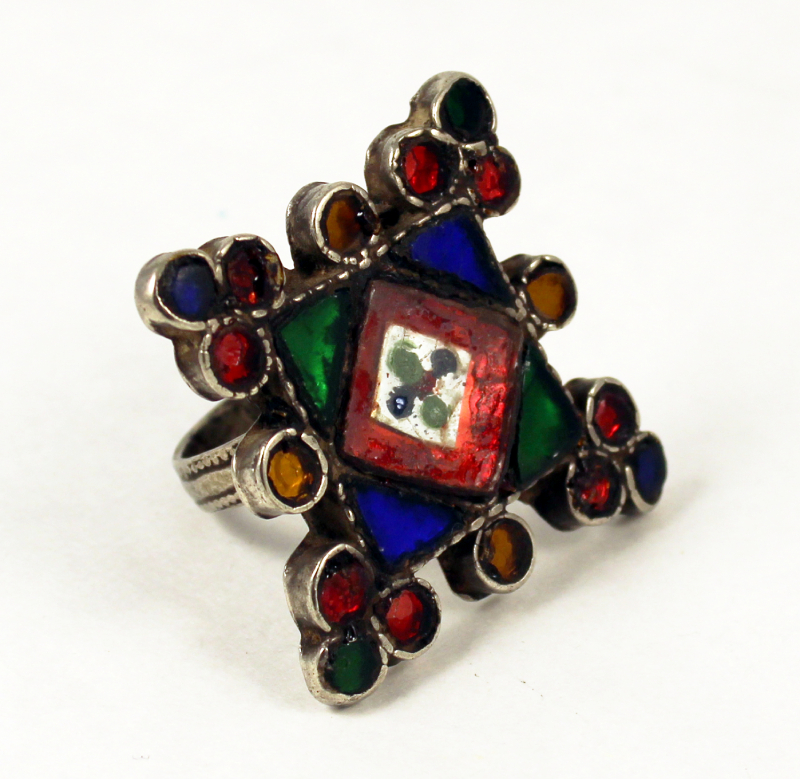 Navaratna Ring | Exotic India Art | Sterling silver rings, Indian jewelry,  Rings