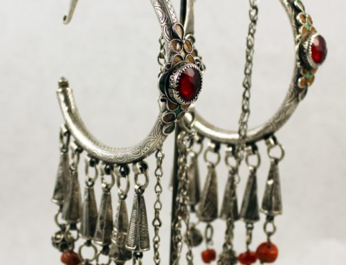 Big Tiznit Amazigh earrings, Morocco