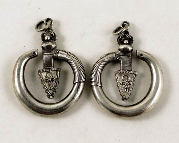 Yao silver earrings