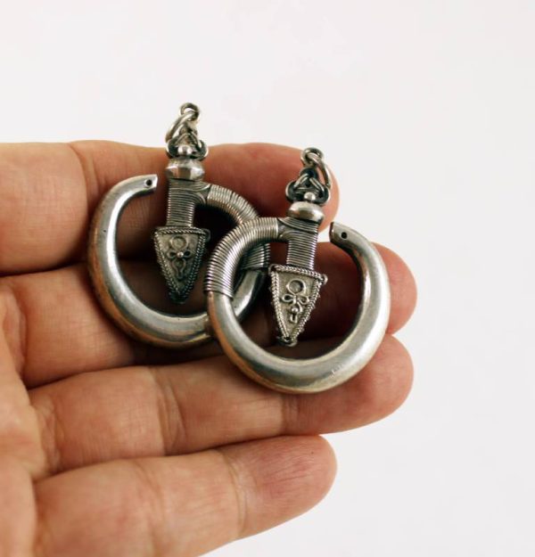 Yao silver earrings