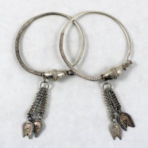 Oman silver earrings