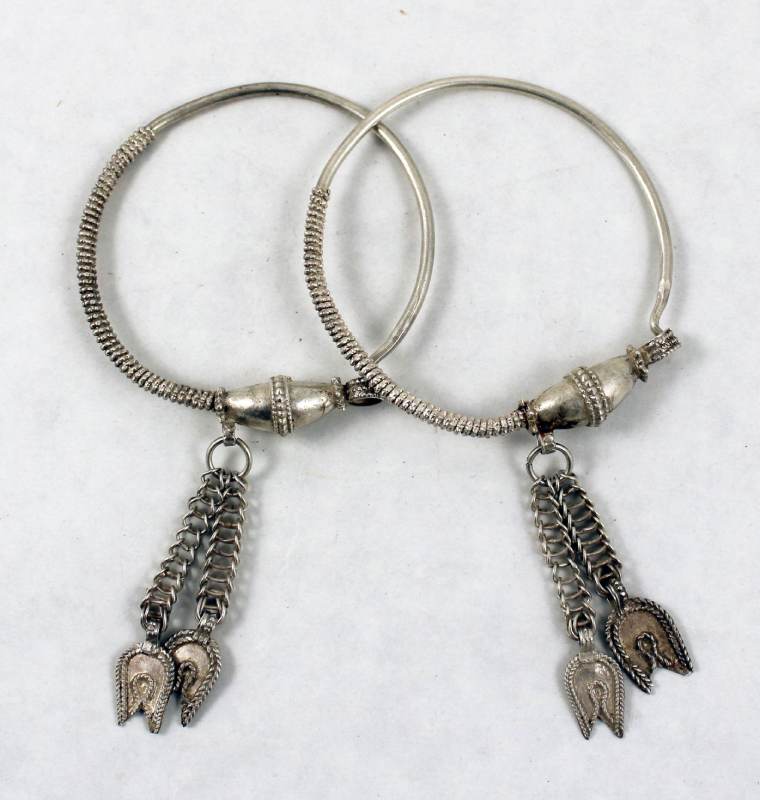 Buy Pure Silver Bali Hoop Earrings