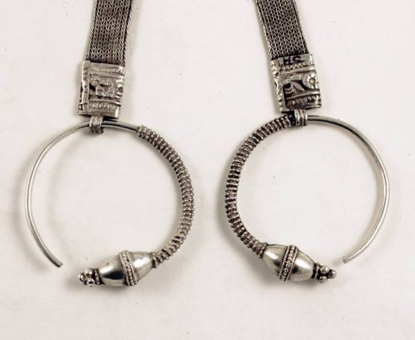 Oman silver earrings