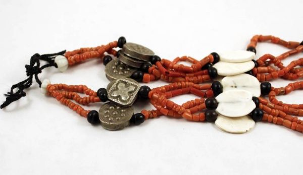 silver-and-coral-Tajik-necklace