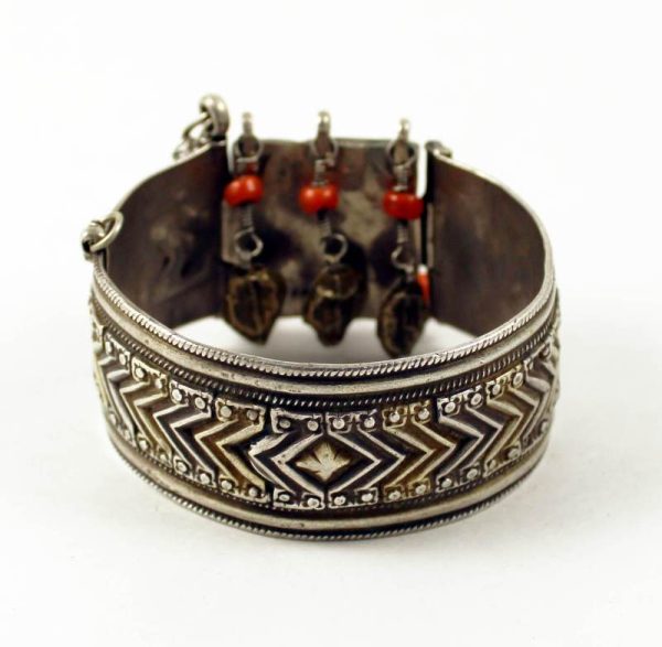 Uzbek silver and turquoise bracelet bukhara