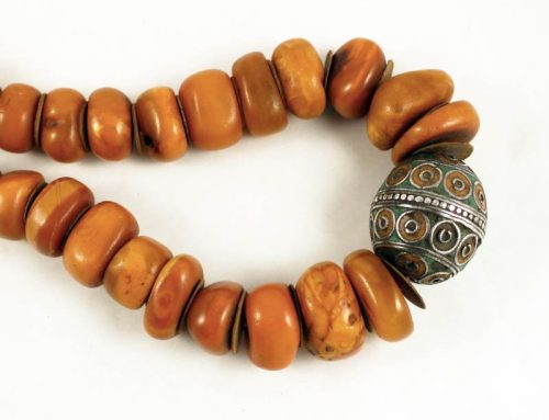 Amazigh/Berber amber necklace, Morocco