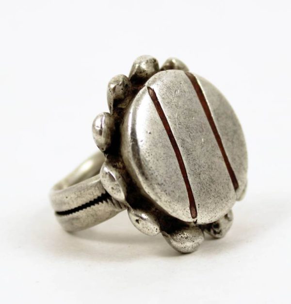 Fulani sarakole silver ring