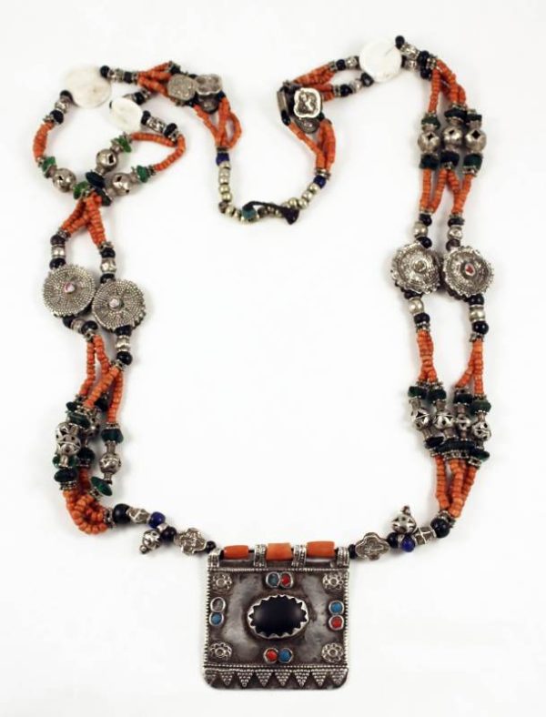 Tajik uzbek coral necklace