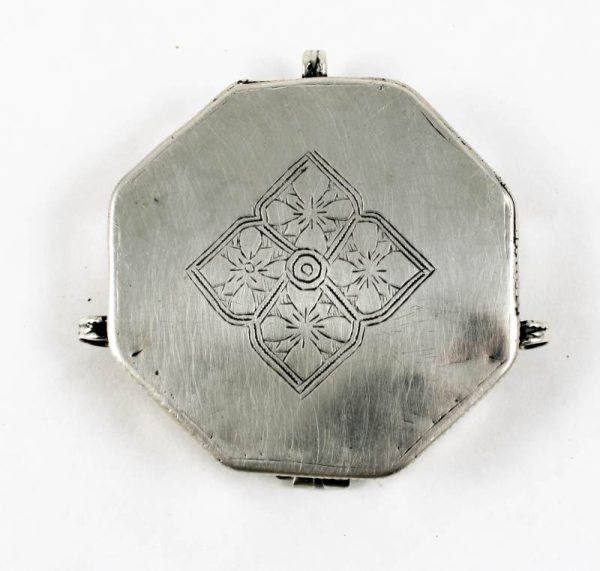 Middle eastern quoran silver box amulet