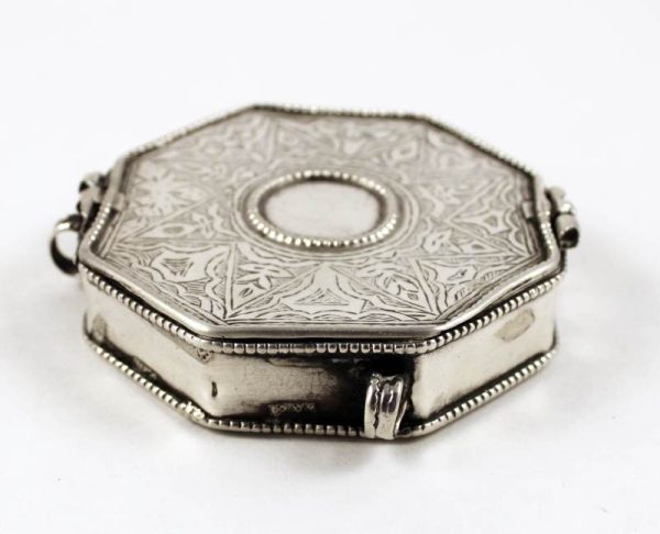 Middle eastern quoran silver box amulet