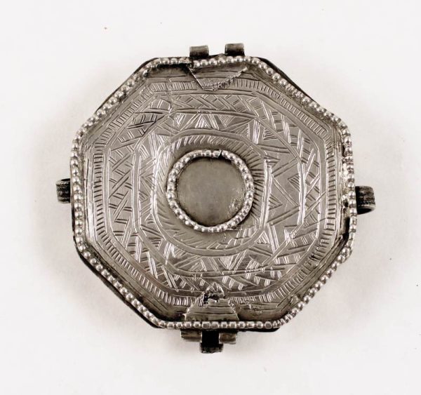 Middle eastern quoran silver box amulet