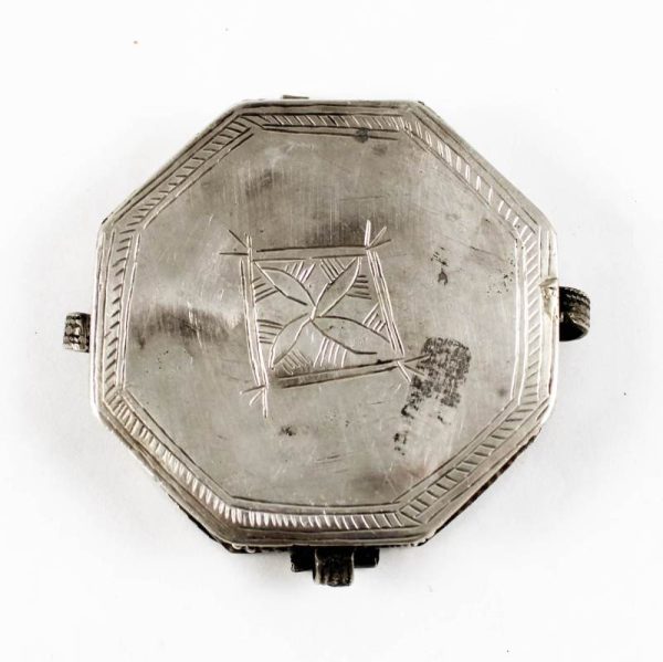 Middle eastern quoran silver box amulet