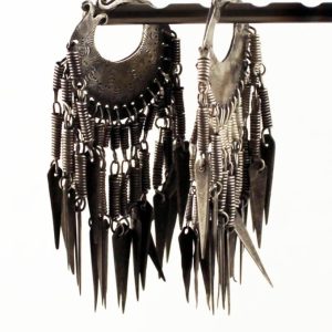 Lahu-hill-tribe-silver-earrings