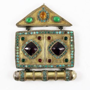 Uzbek tumar amulet pendant