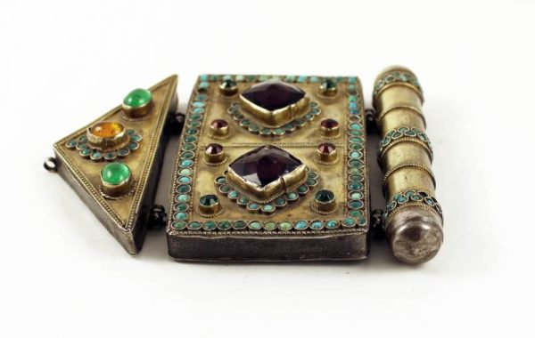 Uzbek tumar amulet pendant