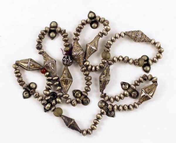 Batak gilded silver beads necklace