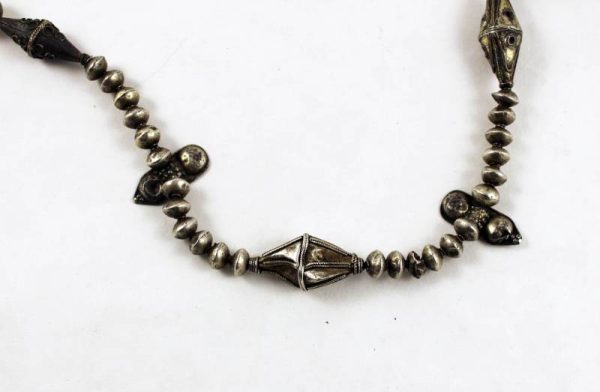 Batak gilded silver beads necklace